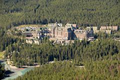 23 Banff Springs Hotel And Bow River From Tunnel Mountain In Summer.jpg
